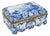 Hand Painted Blue and White Delft Table Box, Circa 1850 For Sale