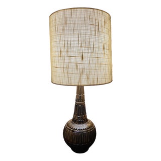 French Ceramic Lamp from Huguette & Marius Bessone, 1950s For Sale