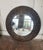 Contemporary Wood Framed Circular Mirror For Sale - Image 3 of 5
