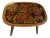 1950s Hand Painted Gilded Wooden Stool For Sale