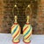 2005 Whimsical Ceramic Swirl Table Lamps, Styled After MacKenzie-Childs - A Pair For Sale - Image 4 of 16