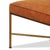 1950s Paul McCobb Brass X-Base Ottomans C 1950s, Pair of For Sale - Image 5 of 5