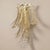 1980s Pair of Gold Leaves Murano Glass Sconces For Sale - Image 5 of 9