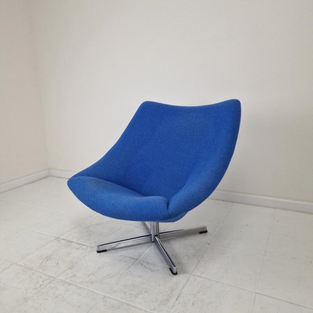 Oyster Lounge Chair with Cross Base by Pierre Paulin for Artifort, 1960s For Sale - Image 15 of 15