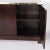 Wood Mid-Century Campaign Style Long Chest or Cabinet For Sale - Image 7 of 10