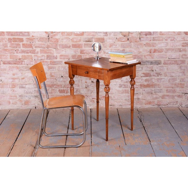 Biedermeier Side Table in Ash and Elm, Czech, 1810s For Sale - Image 11 of 14