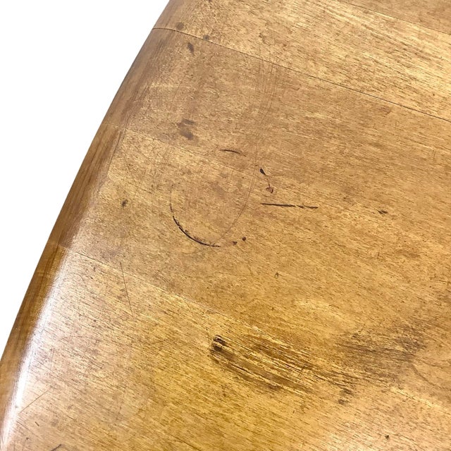 Small Wakefield-Style Mid-Century Wood Coffee Table, 1950s For Sale - Image 15 of 18