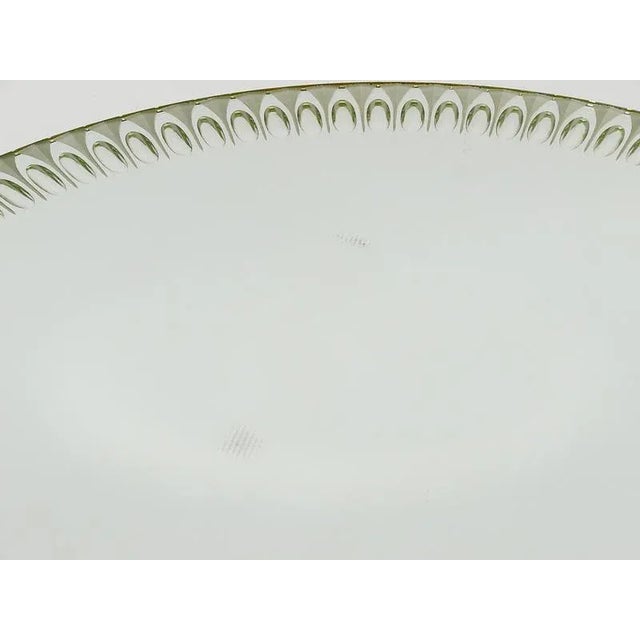 Optical Effect Facetted Round Wall Mirror from Cristal Arte, Italy, 1960s For Sale - Image 11 of 12