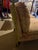 Pair of Vintage Floral Slipper Chairs With Turned Legs & Brass Casters For Sale - Image 13 of 17