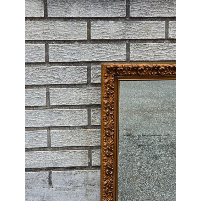 1940 Gilded Hollywood Wall Mirror. For Sale - Image 14 of 15