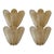 Venetian Wall Sconces in Amber Graniglia Leaves Murano Glass by Simoeng for Simoeng, Set of 2 For Sale - Image 6 of 6