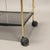 Vintage Foldable Serving Cart in Metal, Italy, 1980s For Sale - Image 6 of 9
