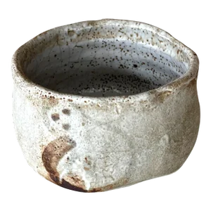 Antique Japanese Shino Ware Chawan Tea Bowl