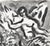 Abstract 1960 Marc Chagall Héliogravure 3 "Cherubim" From Dessins Pour La Bible For Sale - Image 3 of 4