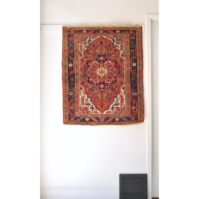 Vintage Mona Rug , 3.6 x 4.3 For Sale - Image 9 of 9