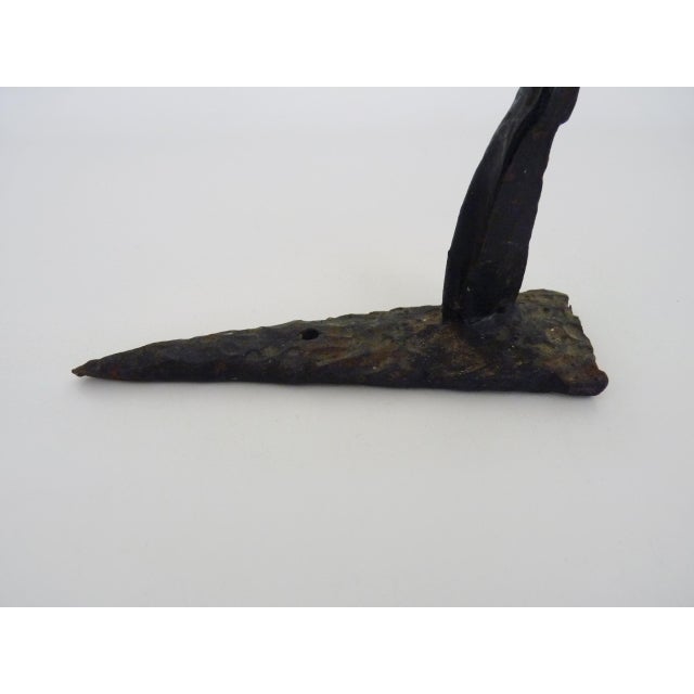 Brutalist Cast Iron Sculpture, 1960s For Sale - Image 6 of 8