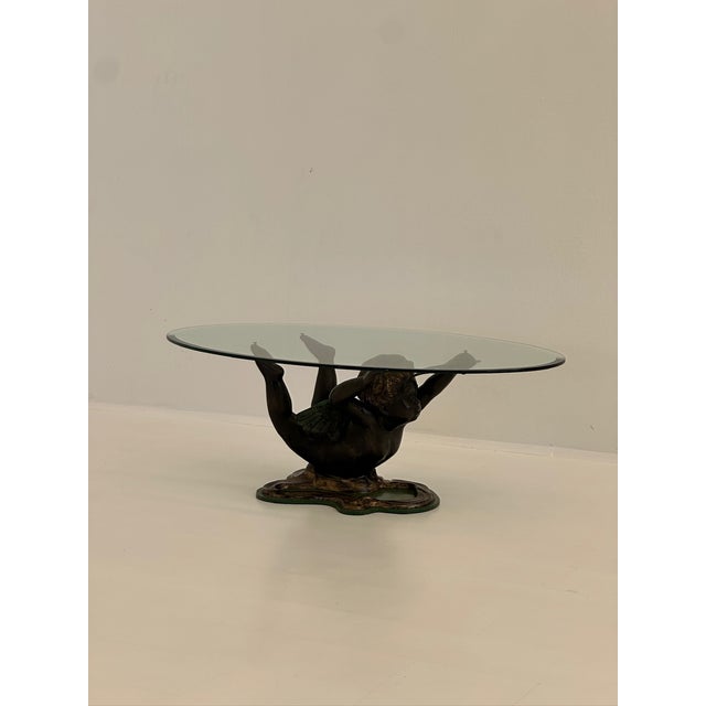 Vintage Coffee Table with Glass Top, 1970s For Sale - Image 6 of 15