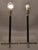 Early 21st Century Pair of Nessen Lighting Mosler Table Lamp Leather Stainless Steel New York For Sale - Image 5 of 12
