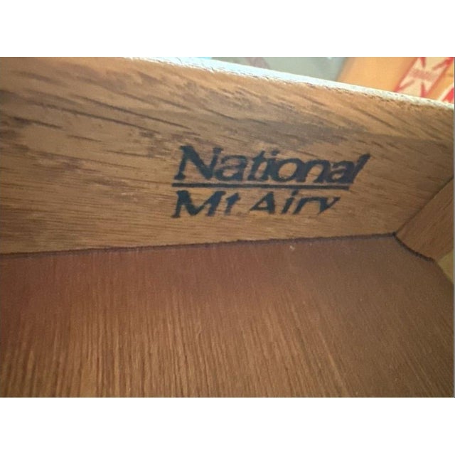 Campaign National Mt. Airy Burlwood Campaign-Style Desk For Sale - Image 3 of 8