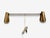 Paavo Tynell Style, Large Double Wall Sconce, Pierced Brass, Finland, 1950s For Sale In New York - Image 6 of 12