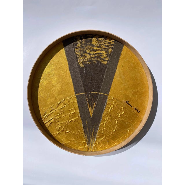 Brown T6 Tray by Meccani Studio For Sale - Image 8 of 8