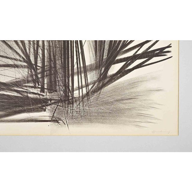 Hans Hartung, Untitled, L112, 1963, Lithograph For Sale - Image 3 of 5