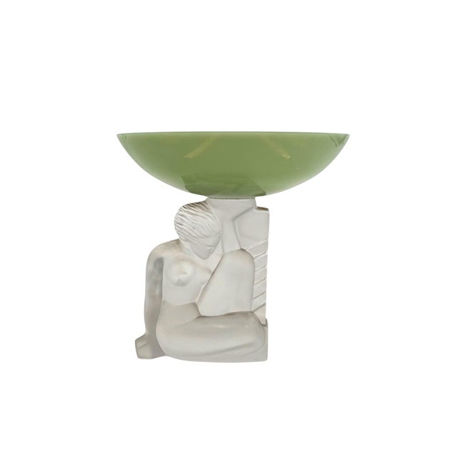 Art Deco Crystal Bowl from Cristal Sèvres, France, 1930s For Sale - Image 6 of 8