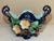 Late 19th Century Barbotine Majolica Flowers and Cherries Cobalt Blue Footed Basket Jardiniere For Sale - Image 12 of 12