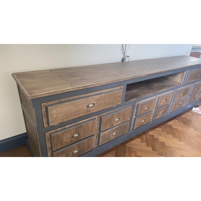 Vintage Counter in Wood, 1960s For Sale - Image 4 of 17