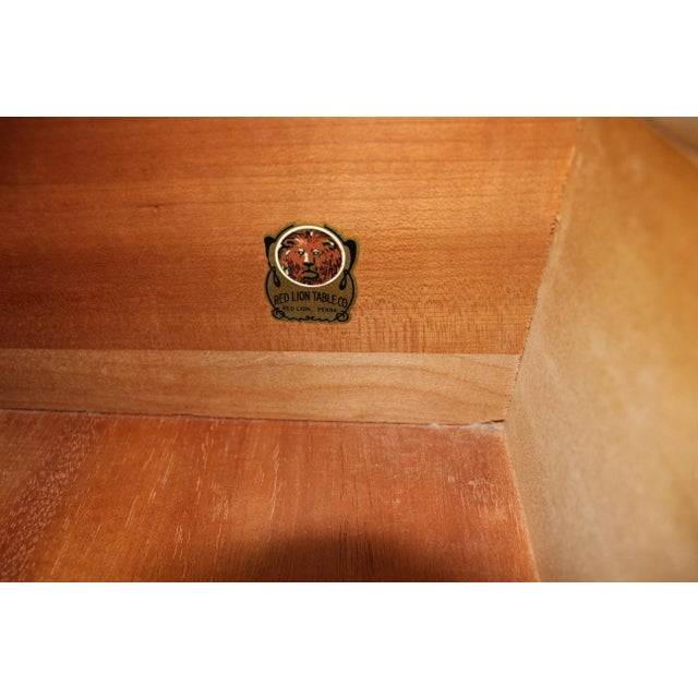 Wood Mid Century Modern Red Lion Table Company Credenza For Sale - Image 7 of 11