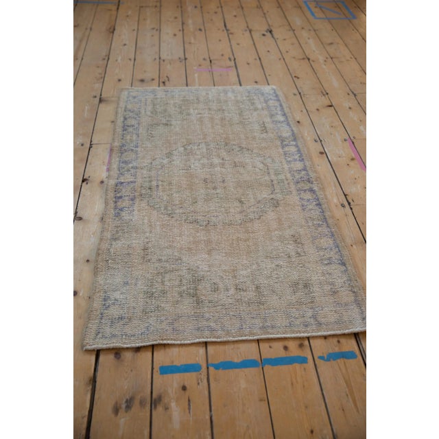 1960s Vintage Distressed Oushak Rug - 2'8" X 4'8" For Sale - Image 5 of 9