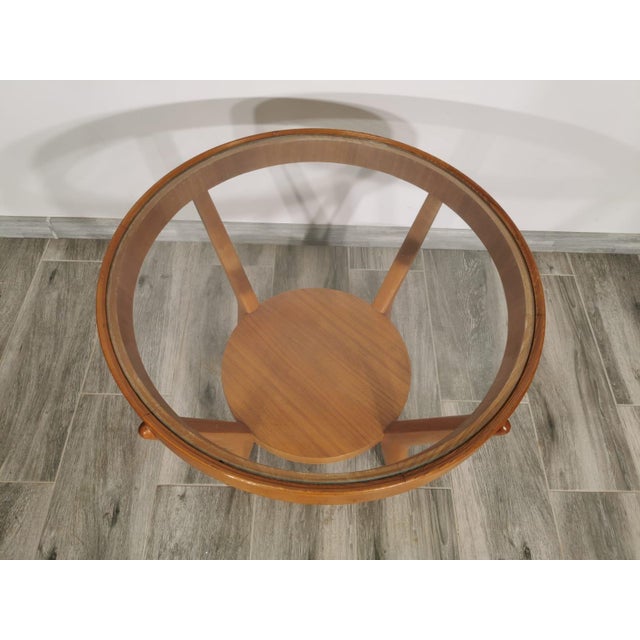 Brown Coffee Table by K. Kozelka For Sale - Image 8 of 14