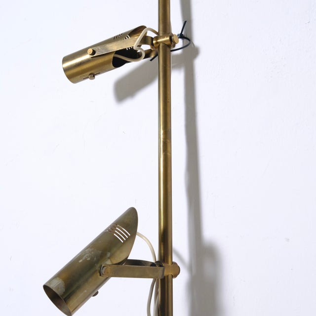 1960s Adjustable Brass Floor Lamp, Italy, 1960s For Sale - Image 5 of 18
