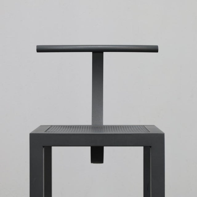 Metal Sarapis Bar Stools by Philippe Starck for Aleph Driade, Italy, 1986, Set of 2 For Sale - Image 7 of 11