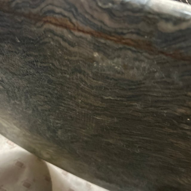 Vintage Marble Sculptural Coffee Table For Sale - Image 9 of 10
