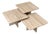 Italian Travertine Nesting Tables, 1970s, Set of 3 For Sale