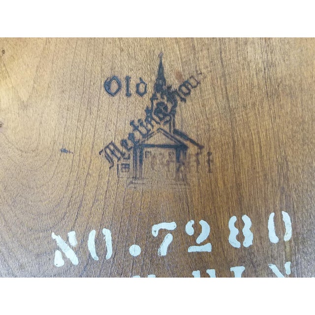 1950s Vintage Winchendon Furniture Solid Rock Maple Old Meeting House