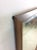 Brown Mid Century Modern Wall Mirror With Walnut Accent Panel For Sale - Image 8 of 12