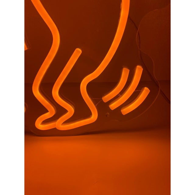 Pop Art Keith Haring "Love" Neon Led Sign Decor Pop Art Modern Cool Decor Heart Friends For Sale - Image 3 of 11