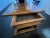 Gothic 1600’s Alpine Chalet Table Bavarian Medieval Table Reinforced Sliding Top Amazing Offer Now For Sale - Image 3 of 12
