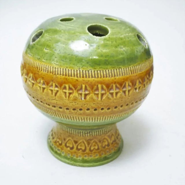 1960s Picnic Vase attributed to Aldo Londi for Bitossi, 1960s For Sale - Image 5 of 11