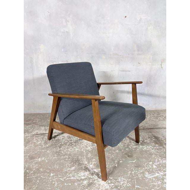 Vintage Teak Lounge Chair from Ikea, 1990s For Sale - Image 9 of 10