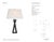 Chapman & Myers by Visual Comfort Signature Denali Small Table Lamp in Aged Iron with Linen Shade Designer: Chapman &...