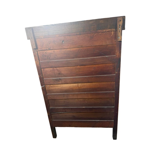 Early 20th Century Oak Five-Drawer Tall Chest of Drawers For Sale - Image 11 of 17
