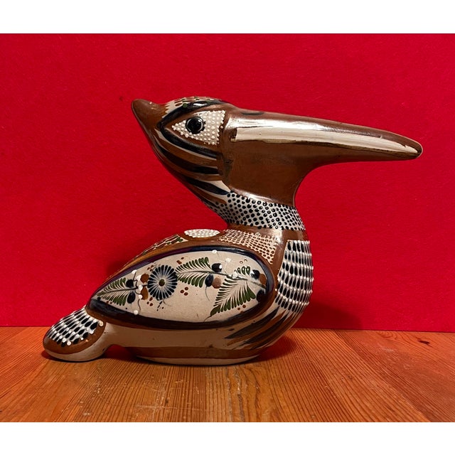 Ceramic Bird by Santana, Tonala, 1980s For Sale - Image 4 of 11