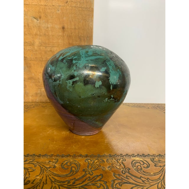 Vintage Late 20th Century Raku Vessel | Chairish