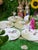 Ceramic Narumi "Lucy's Garden" Series Floral Bone China Plate - Set of 5 For Sale - Image 7 of 9