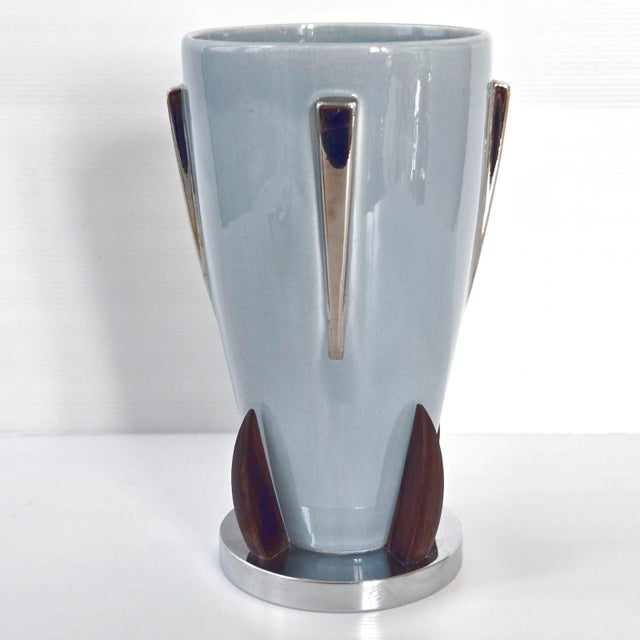 Vintage Scandinavian Art Deco Vase, 1920s For Sale - Image 3 of 15