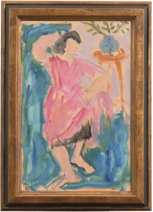 'Flamenco Dancer' by Victor DI Gesu, Paris, Louvre, Académie Chaumière, Carmel, California, Los Angeles County Museum of Art