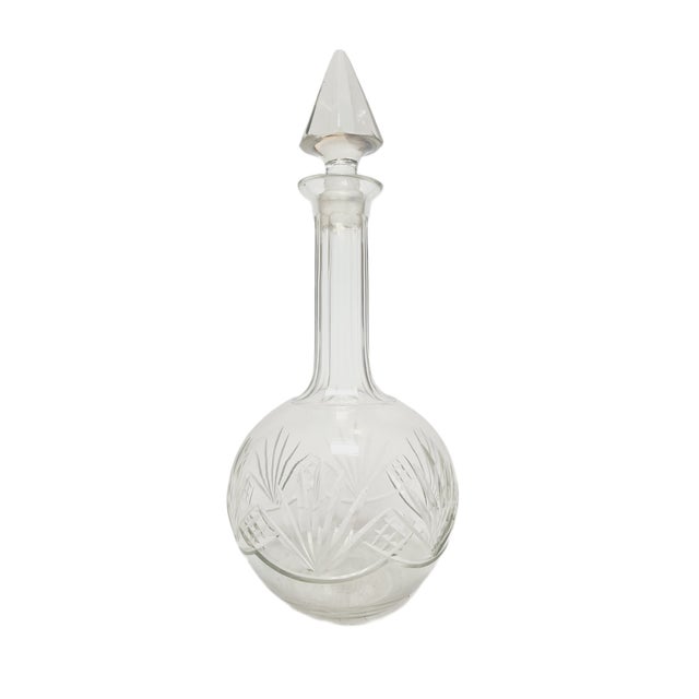 Art Deco Crystal Carafe, Germany, 1900s For Sale - Image 15 of 16